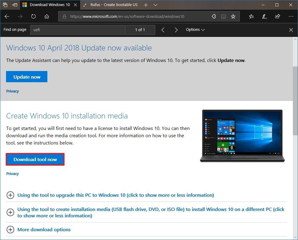 Download Windows 10 Media Creation Tool